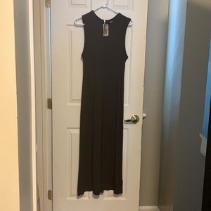 Premise maxi dress with zipper detail in back